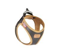 Curli Apple Leather Dog Harness Black - Extra Small