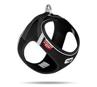 Curli Air-Mesh Magnetic Dog Harness Vest Black - Extra Extra Small