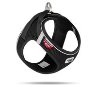 Curli Air-Mesh Magnetic Dog Harness Vest Black - Extra Extra Small