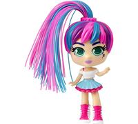 Curligirls Pop Teenage Play Doll Purple & Red Magic Hair 14cm - Bayli