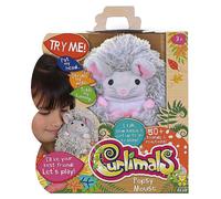 Curlimals Mouse Interactive Soft Toy Blue