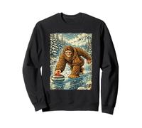 Curling Big Foot - Curling Player Winter Sport Curler Sweatshirt