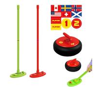 Curling Board Game - Funny Curling Games, Portable Tabletop Play Tablet Funny Family Skill Challenge Toy, Outdoor Sports Toys Electric Light For Kids Family Adult School Birthday Gift
