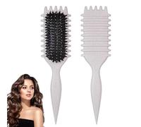 Curling Brush, Curly Hair Brush, Bounce Curl Brush, Comb for Curls, Styling Brush for Detangling, Combing, Shaping and Defining Curls, for Defined Trendy Curls Women and Men (White)