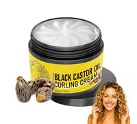 Curling Cream for Curly & Wavy Hair - Moisturizing Frizz Control Styling Cream with Lightweight Non-Greasy Formula for Soft, Defined, Long-Lasting Curls and Afro Hairstyles (02)