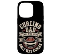 Curling Dad Like A Regular Dad Only Way Cooler Case for iPhone 14 Pro