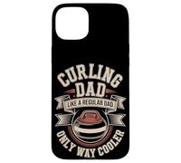 Curling Dad Like A Regular Dad Only Way Cooler Case for iPhone 15 Plus
