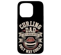 Curling Dad Like A Regular Dad Only Way Cooler Case for iPhone 15 Pro