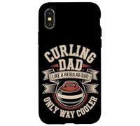 Curling Dad Like A Regular Dad Only Way Cooler Case for iPhone X/XS