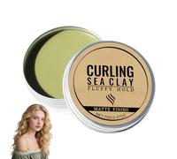 Curling Hair Clay, Shine Hair Styling Clay, Styling Mud for Natural Waves, Matte Curl Styling, Styling Clay for Women Hairstyle, Lightweight Curling Pomade, Natural Look Long-Lasting Hair Grooming