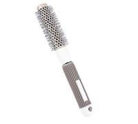 Curling Hair Round Comb, 5 Sizes Style Healthy Salon Barber Brushes High Temperature Resistant Ceramic Iron Round Comb for any hair (25mm)