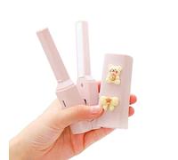 Curling Iron for Short Hair, USB Powered Flat Iron Anti-scald - Global Use - Travel Flat Iron Small Portable Hair Straightener for Short Hair, Curly Bangs Coatuiyo