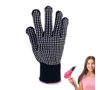Curling Iron Gloves - Protective Styling Glove, Heat Shield Barrier, Portable Texture Lightweight Comfortable Wear | Burn Prevention Hand Cover for Flat Iron Curl Wand Dryer Styling Personal