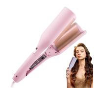 Curling Iron - Iron | Curling Irons Set with Thermal Brush | Fast Heating and a Glove Various Attachments Adjustable Temperature 15-Second Heat-Up Time for Waves