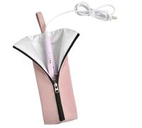 Curling Iron Pouch Mat - Heat Resistant Holder for Hairdressing Tools | Dust Bag Storage Iron for Dressing Table, Camper, Bathroom, Table, Home, Travel, Stylist