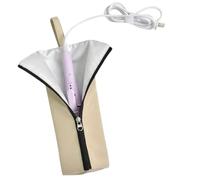 Curling Iron Travel Bag | Thermal Straightener Cover - Portable Waterproof Pouch for Salon, Dressing Table and Travel