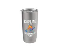 Curling is My Retirement Plan Curling Stainless Steel Insulated Tumbler