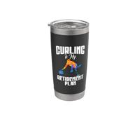 Curling is My Retirement Plan Curling Stainless Steel Insulated Tumbler