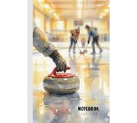 Curling Notebook: A5 Lined Journal (6x9) - 100 Pages - Gift for Players & Fans - Winter Sports Ice Diary