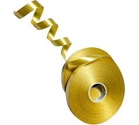 Curling Ribbon Rolls 5mm Width Crimped Ribbon for Balloons String Gift Wrapping Florists Wedding Party Decoration Festivals Arts/Crafts and Christmas Gold 100 Meters