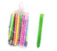Curling Rods Plastic Spiral Hair Perm Roller Barber Hairdressing Styling Salon Tools Random Color, Big Hollow