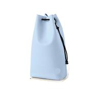 Curling Storage Bag Waterproof PU Drawstring Organizer Hair Dryer Protective Cover Travel Pouch Organizador(Blue)