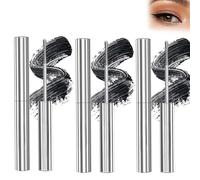 Curling Wand Black Mascara 3pcs: Volumizing & Lengthening 3D Curl, False Lash Effect, Smudge-Proof Waterproof Long-Lasting Formula for Daily & Party Wear (A-3pcs)