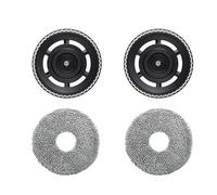 Curlingooㅤㅤ Replacement Parts for Xiaomi 5C / OV42CN Robot Vacuum Cleaner Accessories Including 2 Mop Pad Holders and 2 Mop Pads