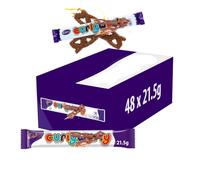 Curlly Wurlly Chocolate Bar 48 x 21.5g Full Box - Chewy Caramel Chocolates Bars
