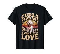 Curls Paws and A Whole Lotta Love Labradoodle Value Graphic T-Shirt