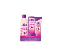 Curls Shampoo and Conditioner Set with Leave In Conditioner Curl Cream, Curly Hair Products with Coconut Oil, Jojoba Oil & Macadamia Nut Oil 300/225 /