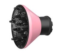 Curly and Natural Wavy Universal Hair Diffuser Professional Blow Dryer Attachment Adjustable from 1.5 Inch to 2.3 Inch (Pink)