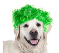 Curly Cat Wig - Funny Dog Wigs | Short Curly Hair, Creative Pet Wigs, Dress Up Decorations for Festivals, Pet Hair Accessories