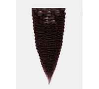 CURLY Clip in Extensions - luxury Quality - 5 pieces - 130g 22" - 32 intense mahogany