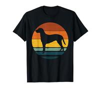 Curly-Coated Retriever Vintage Retro Mom Dad Dog Gift T-Shirt