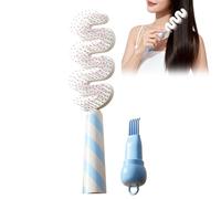 Curly Defining Brush - Portable Massager with Bristles And Handle - Wet Hair Brush,for Holiday Festival Salon Home Travel Wedding Bridal Spa Grooming Parties Summer