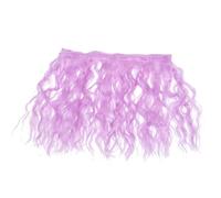 Curly Doll Wig Weft Realistic Hair for DIY Crafting Stylish Cute Doll Hairstyles Art Supplies for Creative Projects