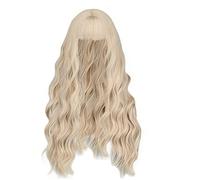 Curly Full Head Synthetic Wigs with Natural Look Breathable Mesh Cap Adjustable Strap Multiple Colors Synthetic Hair Wigs