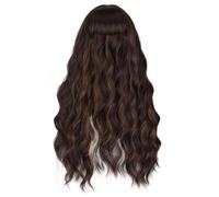 Curly Full Head Synthetic Wigs with Natural Look Breathable Mesh Cap Adjustable Strap Multiple Colors Synthetic Hair Wigs