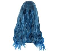 Curly Full Head Synthetic Wigs with Natural Look Breathable Mesh Cap Adjustable Strap Multiple Colors Synthetic Hair Wigs