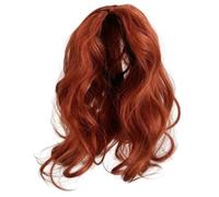 Curly Goose Wig Headwear for Porch Garden Statue Polyester | Weather-resistant Outdoor Styling, Halloween Christmas Easter Decor, Fits Yard Goose Statues and Porch Display