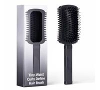Curly Hair Brush Black, Volume Curl Defining Brush for Effortlessly Detangling Shaping and Styling Men's Women's Curls, Waves & Coils, Curly Hair Products, Reduce Frizz