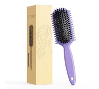 Curly Hair Brush, Curl Defining Brush, Hair Brush, Flexible, Curl Enhancing, Reduce Pulling (Purple)