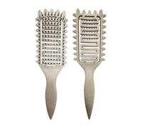 Curly Hair Brush - Detangling & Curl Defining Brush for Hair, Vented Bounce Curl Styling Tool Comb for Women & Men, Glide Through Knots, Shape & Define Curls with Ease, Hair Detangler Brush (Beige)