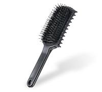 Curly Hair Brush - Organic Hair Brush without Pulling - Boar Bristles Brush - The Original 3-in-1 Styling Brush for Trendy Curls