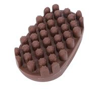 Curly Hair Brush, Twist Curl Comb for Afro Curls, Curling Hair Twist Styler Brush, Washable Rubber, Quick & Easy Styling for Men Women, 1 Piece (Brown)