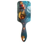 Curly Hair Brushes Spooky Halloween Anti-static Massage Hair Comb Wet And Dry HairBrushes for Women Makes Hair Smooth
