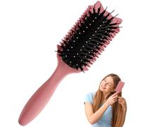 Curly Hair Defining Brush Plastic Curly Hair Brush with Handle for Effortlessly Defined Curls, Waves & Coils, Reduces Frizz 2.7x9.6x1.7 Inch.