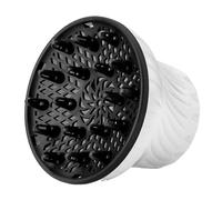 Curly Hair Diffuser Universal Attachment for Long Thick Wavy Volumizing Blow Dryer Nozzle Easy-install Anti-frizz Cover All Types Replacement White