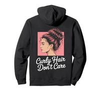 Curly Hair Don't Care Pullover Hoodie
